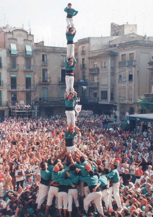Castellers de Vilafranca - Pilar de set amb folre descarregat - pd7f pde7f